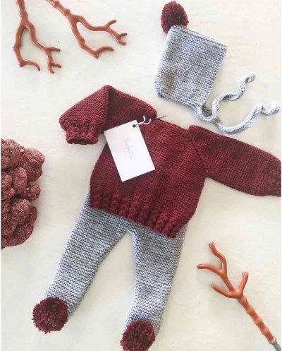 Jersey de bebé de lana Babette