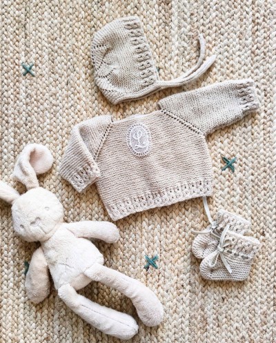 Jersey de bebé de lana Babette
